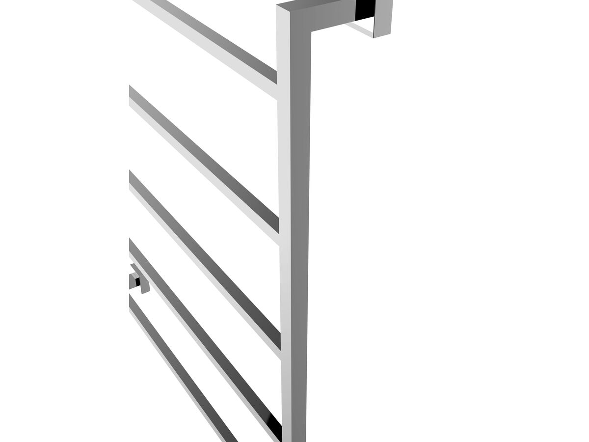 Mizu Bloc Heated Towel Rail 760 x 850mm Polished Stainless Steel from Reece