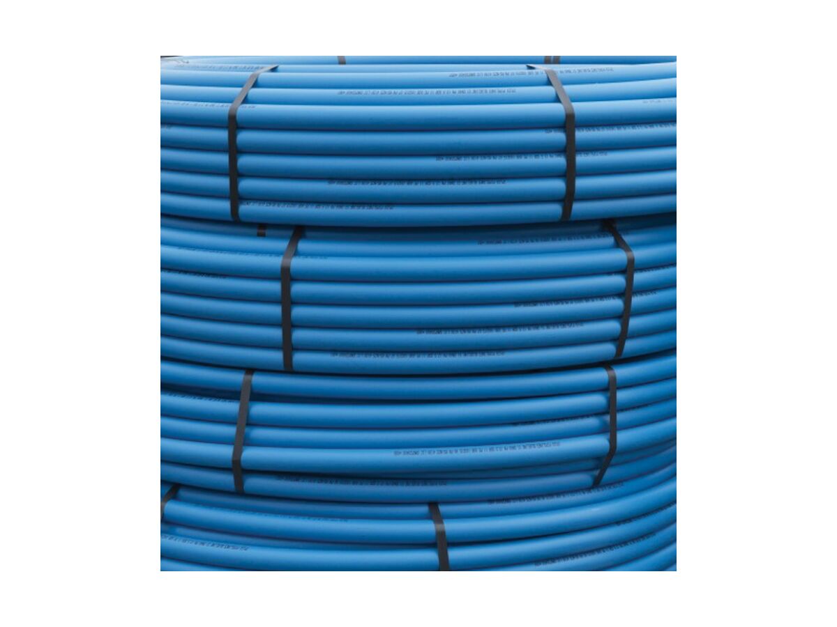 MDPE Pipe Blue Metric PN12.5