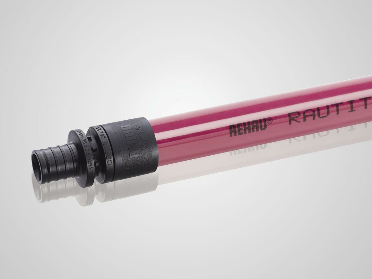 Rehau Rautitan Pink Pipe 20mm x 120mtr from Reece
