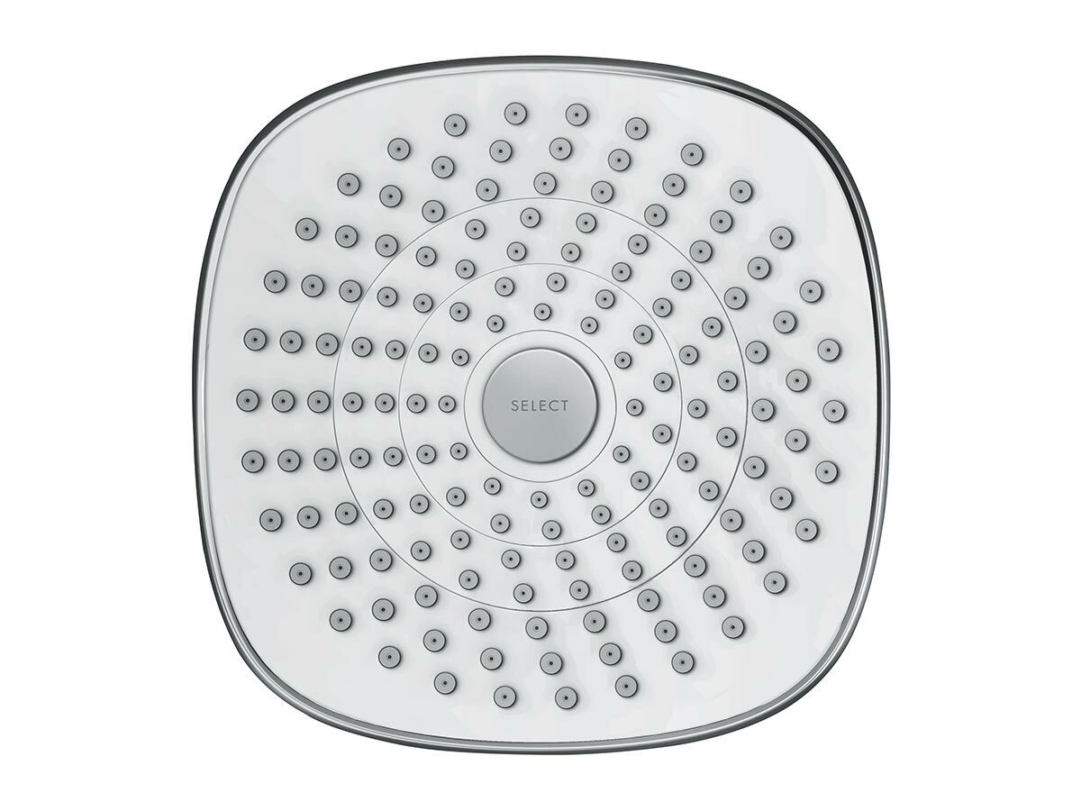 Hansgrohe Croma Select E Overhead Shower White/ Chrome (3 Star)
