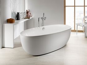 Roca Virginia Freestanding Bath 1700mm with Overflow White/ Chrome