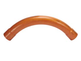 90 Degree Heavy Duty Orange Conduit Long Radius Bend Solid 100mm