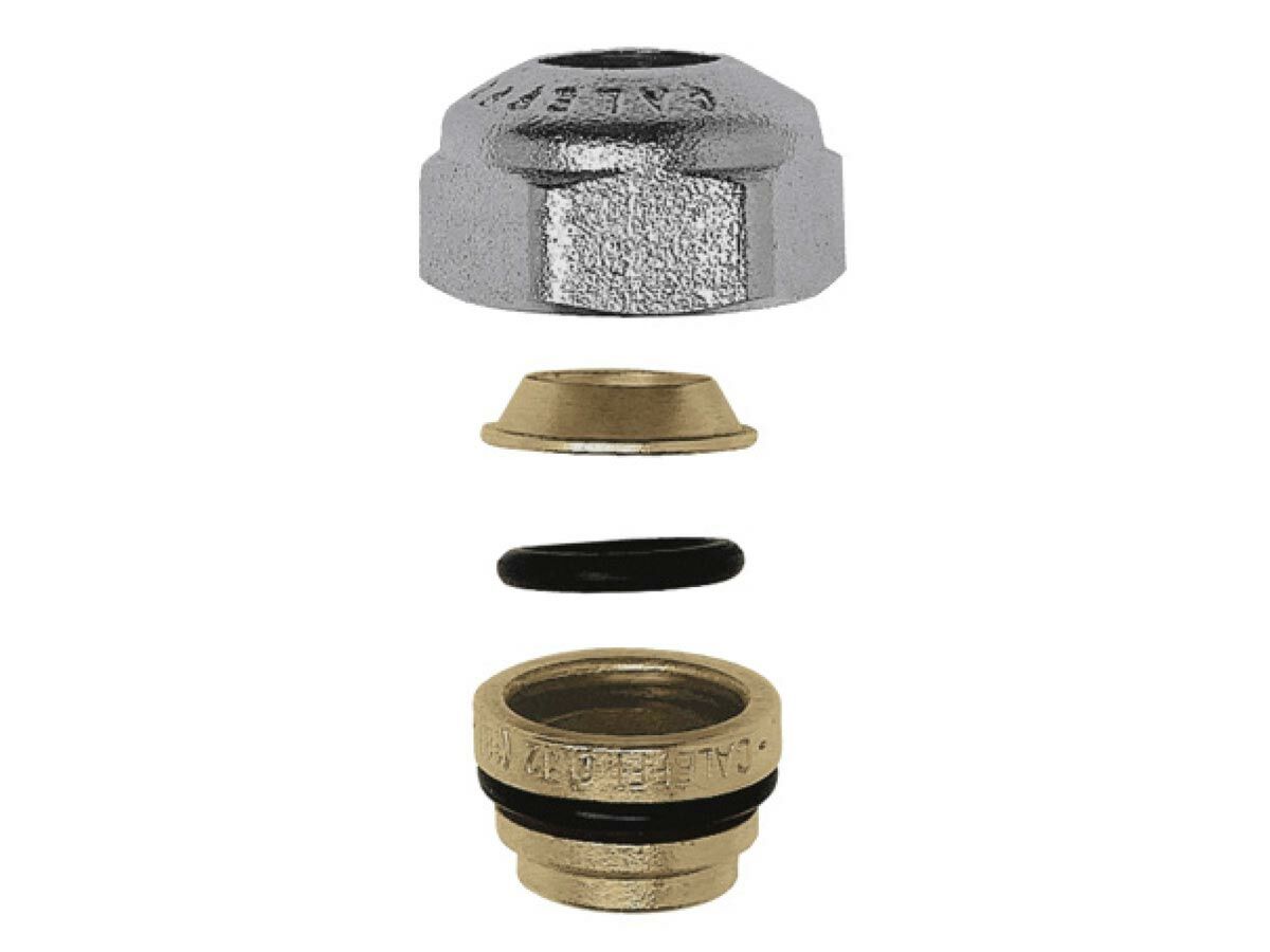 Caleffi Compression Valve Radiator Fitting Adapter Male to 15mm copper