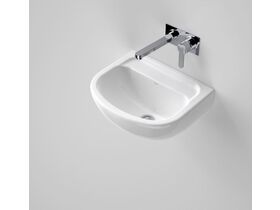 Caroma Faun Wall Basin 450 No Taphole White