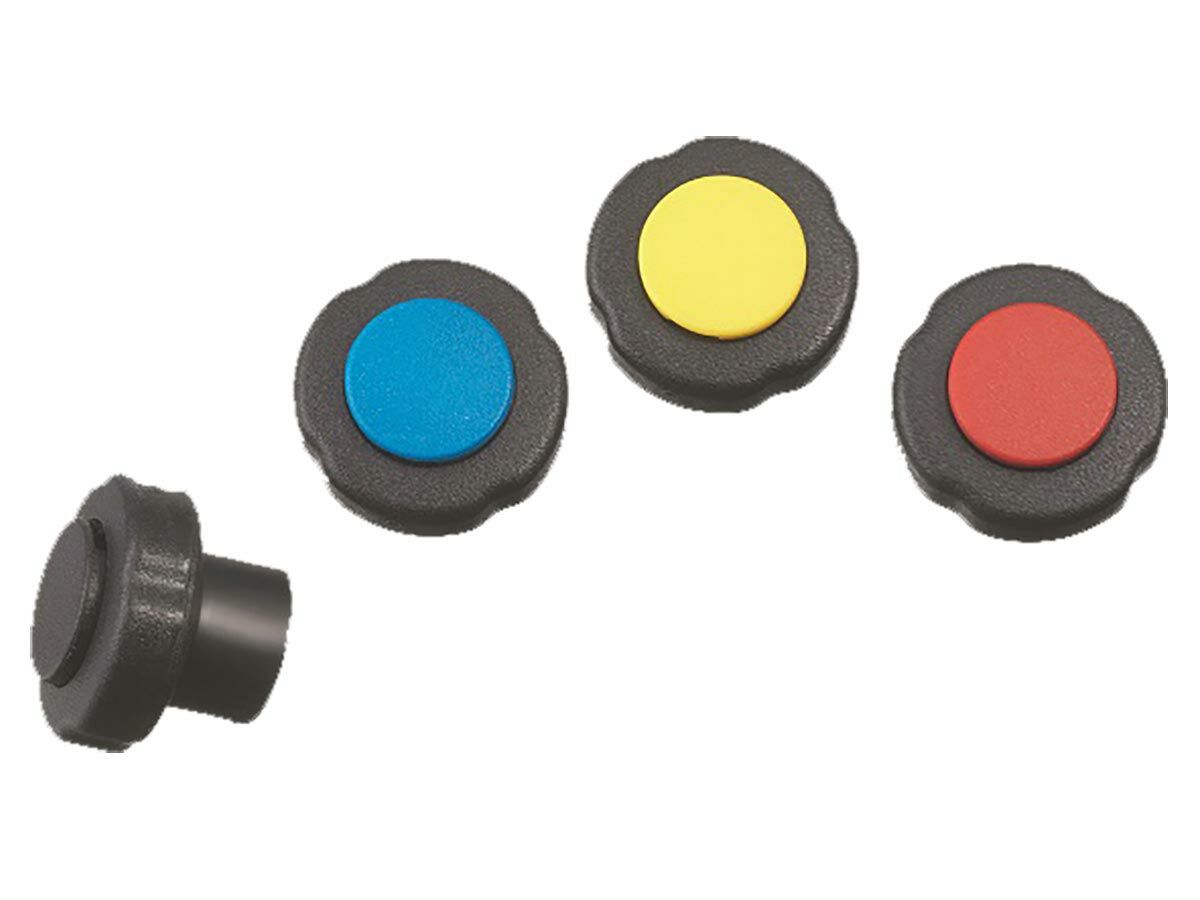 Refco M4 Manifold Knob Set B+R+N+Y (Pkt 4) from Reece