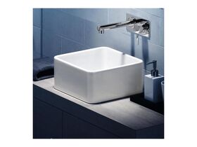 Caroma Cube Above Counter Basin 320mm 0 Taphole White