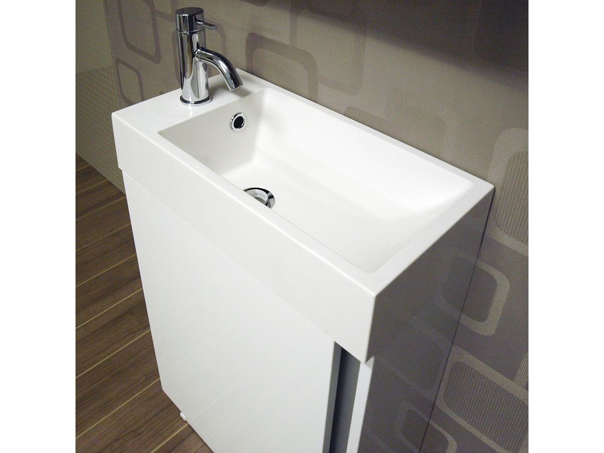 ADP Companion 500mm x 250mm Vanity Unit with Kick 1 Door from Reece