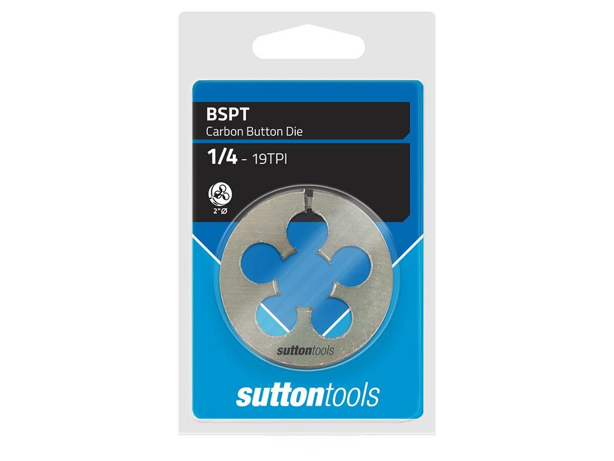 Sutton Die Button 2DIA 1/4" BSPT