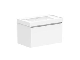 Roca Ona Vanity All Drawer Single Centre Bowl 800mm Matte White