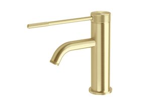 Hero - Milli Etch Basin Mixer Tap with Extended Lever Brushed Gold (6 Star)