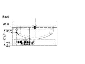 Knee Operated Basin, Pre Plumbed Complete