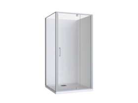 Base MKII Shower System with Rear Outlet 1000mm x 1000mm Chrome