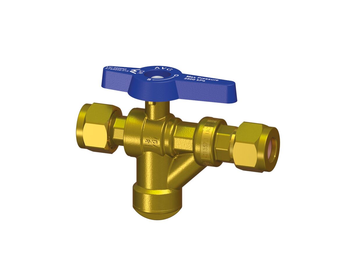 AVG Trio Non Return Isolating Valve 15mm Compression