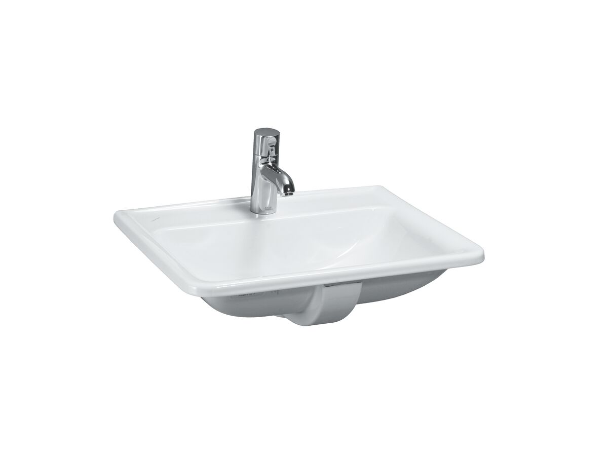LAUFEN Pro A Drop In Basin 1 Taphole with Overflow 560x440
