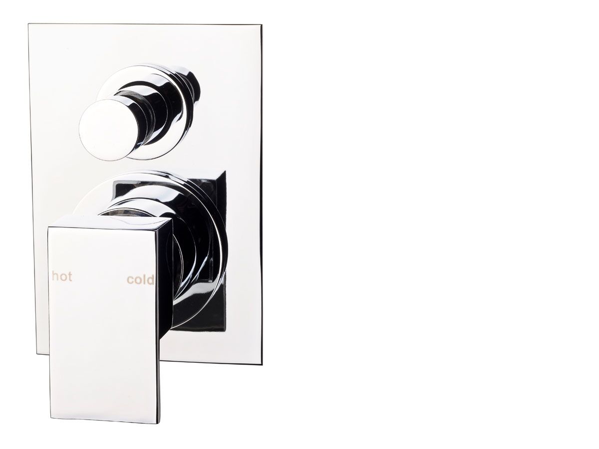 Milli Edge Shower / Bath Mixer with Diverter Chrome