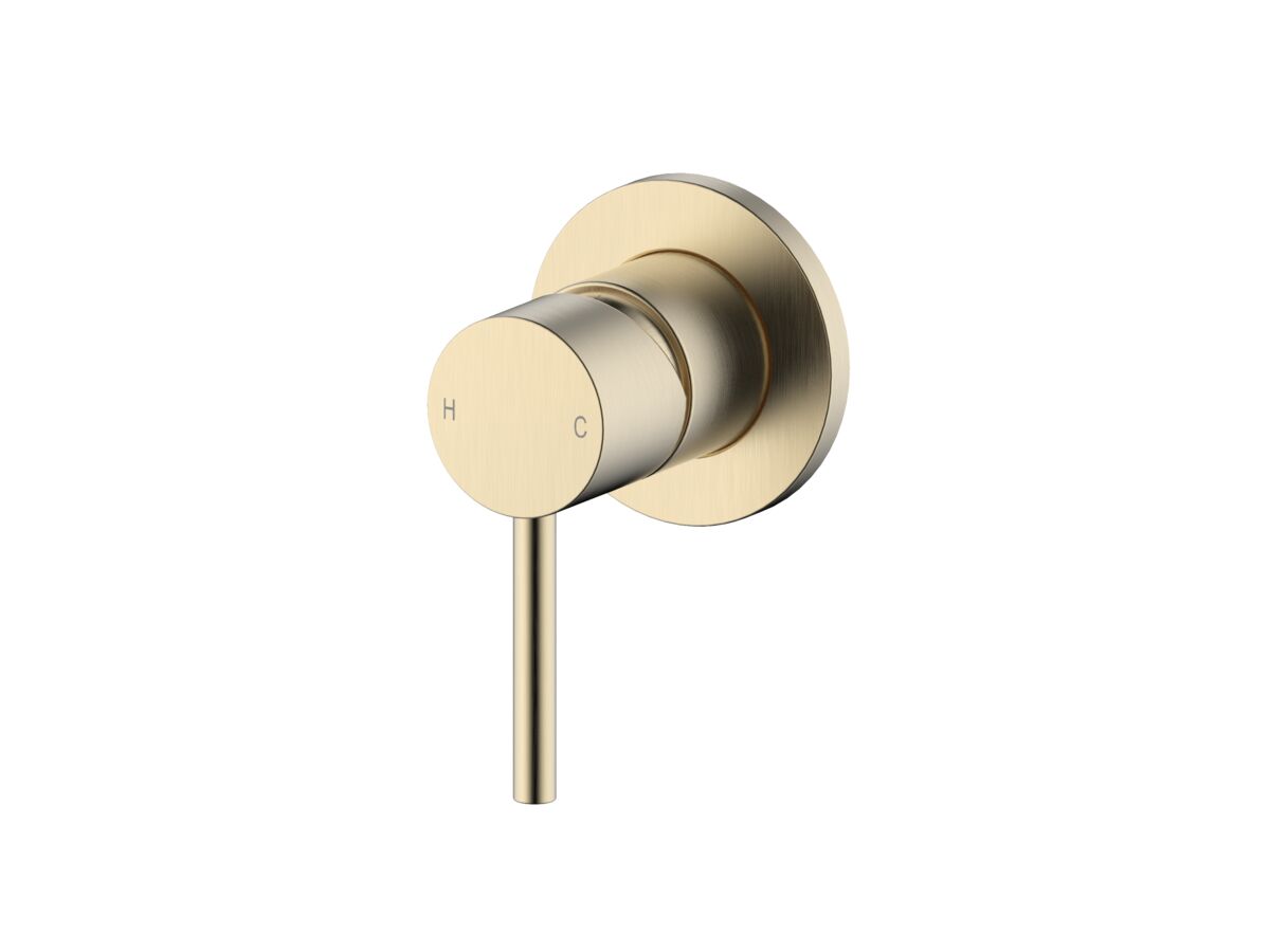 Mizu Drift Shower Mixer Brushed Brass