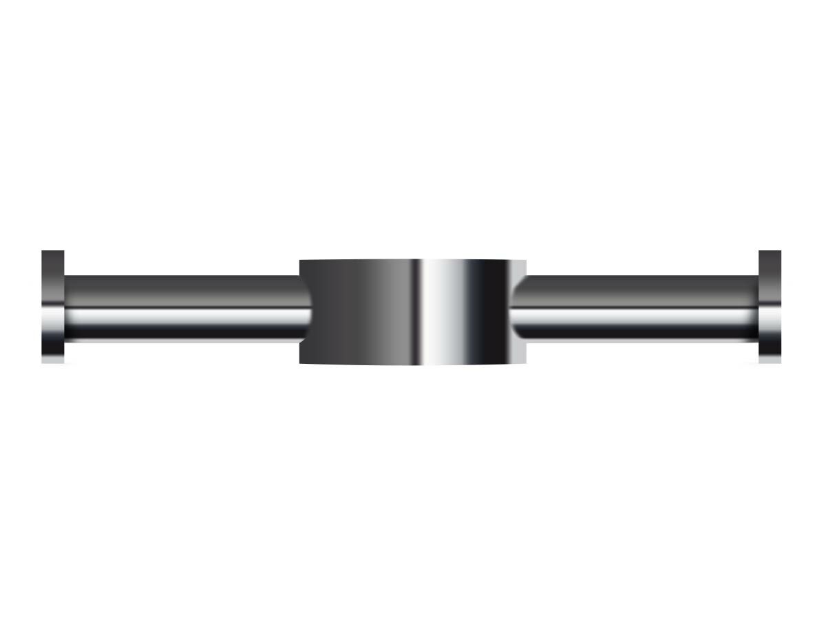 Milli Mood Edit Vertical Heated Towel Rail Robe Hook Chrome from Reece