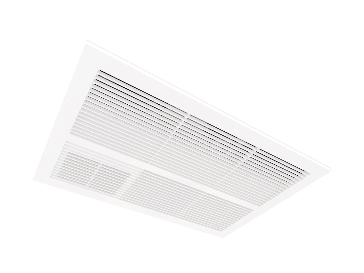 Kado Lux 2 in 1 Fan Heater & Exhaust White from Reece