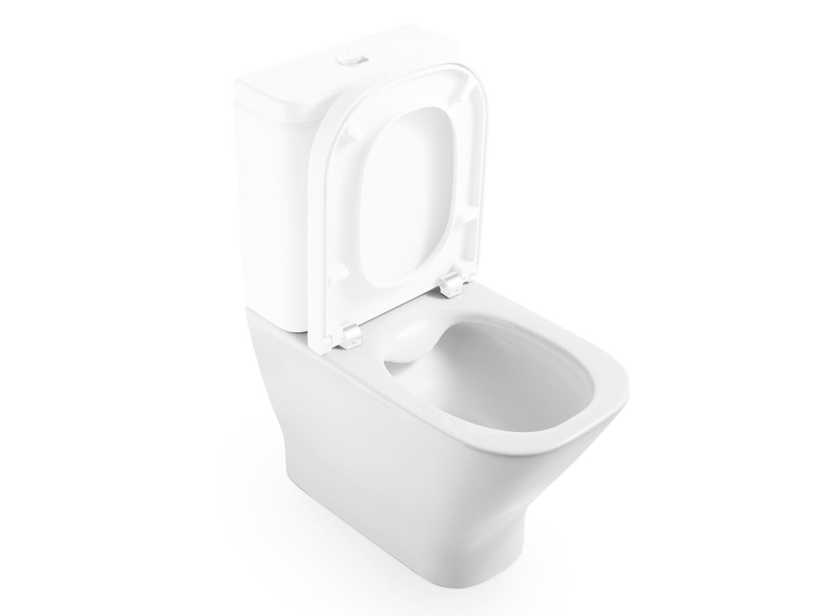 The Gap Rimless Close Coupled Back To Wall Bottom Inlet Pan Only White (4 Star)