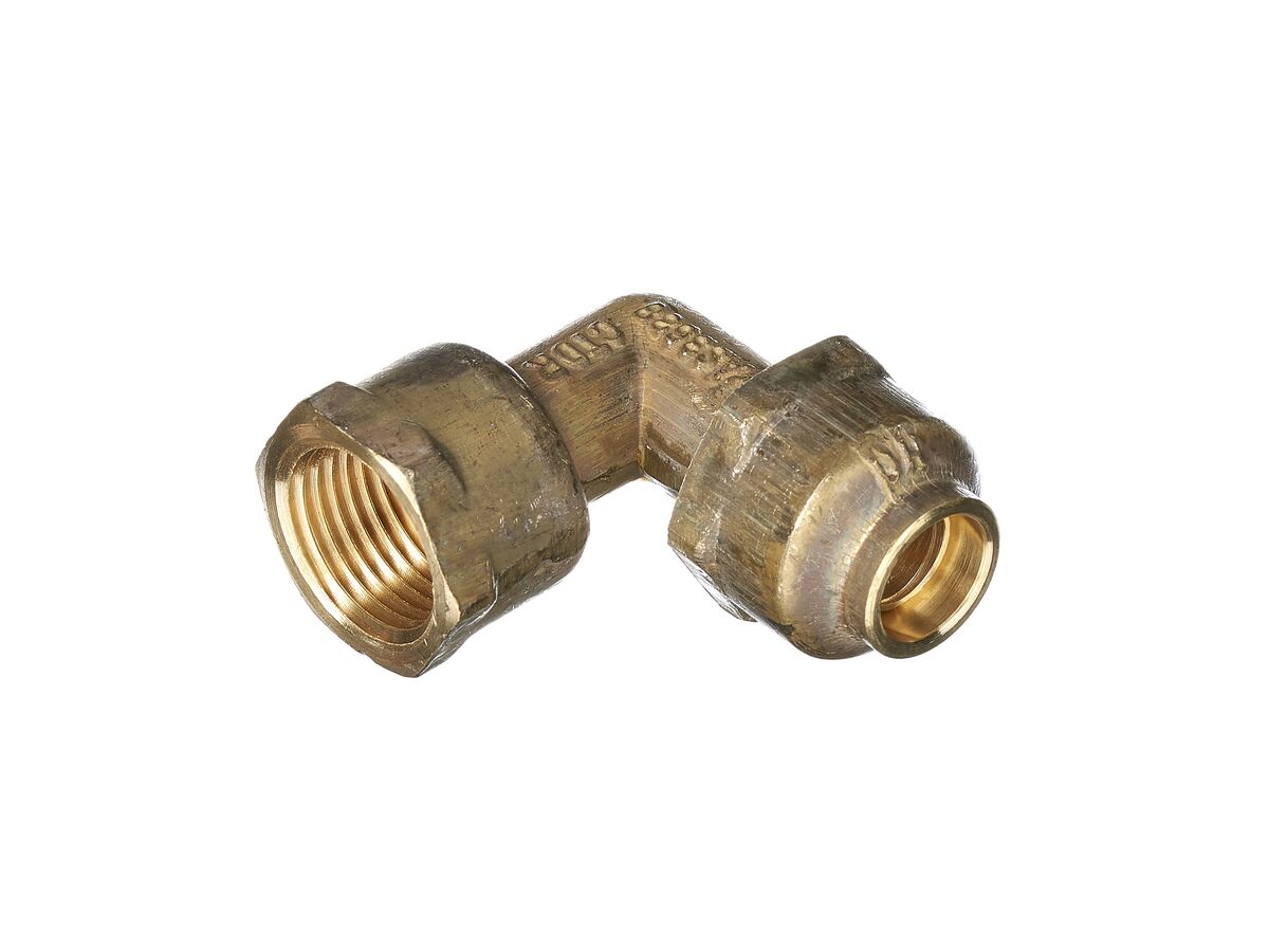 Compression Elbow Flared 15mm Female x 15mm Copper
