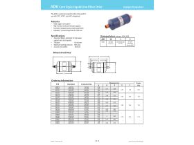 Technical Guide - Emerson Core Style Liquid Line Filter Drier