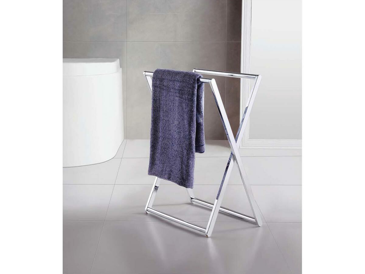 Milli Axon MK2 Freestanding Towel Rail Chrome from Reece