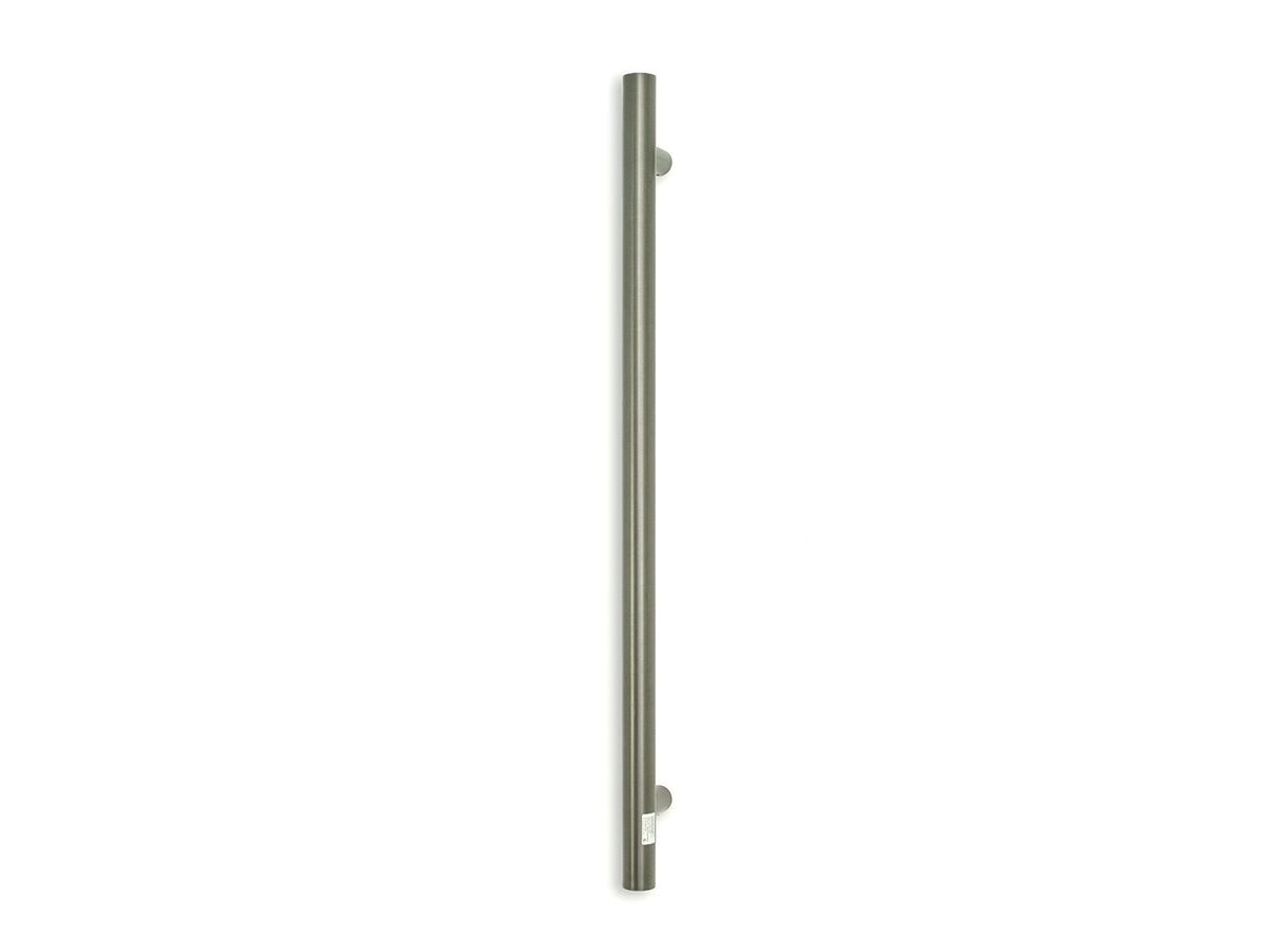 Radiant Vertical Single Heated Towel Bar 950mm Gunmetal from Reece