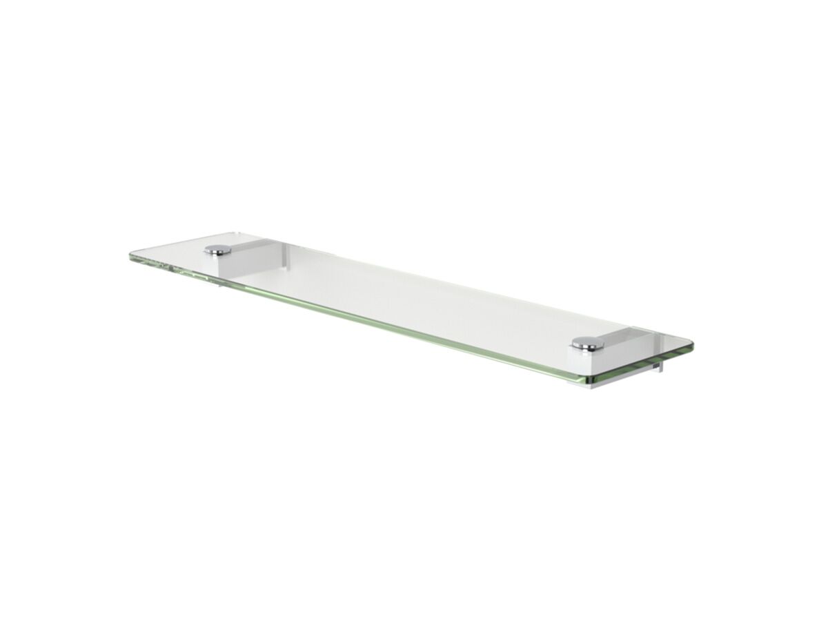 Quatro Glass Shelf Clear/Chrome