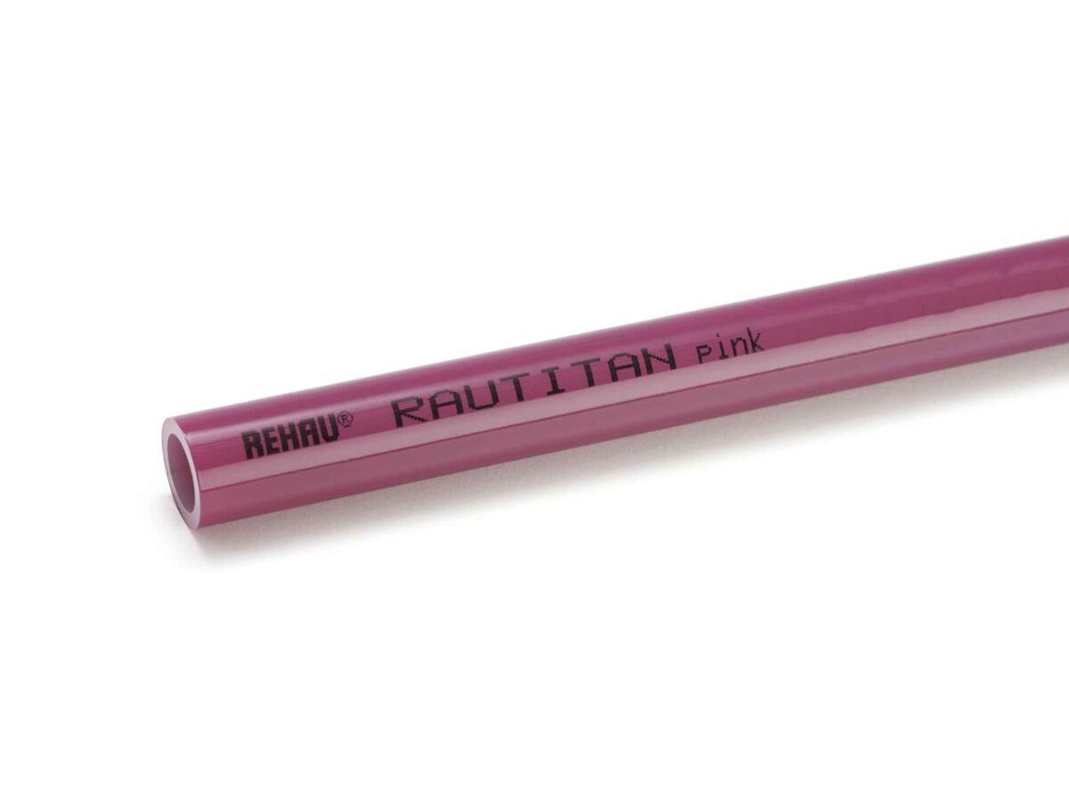 Rehau Polypipe Raupink 25mm x 6mtr