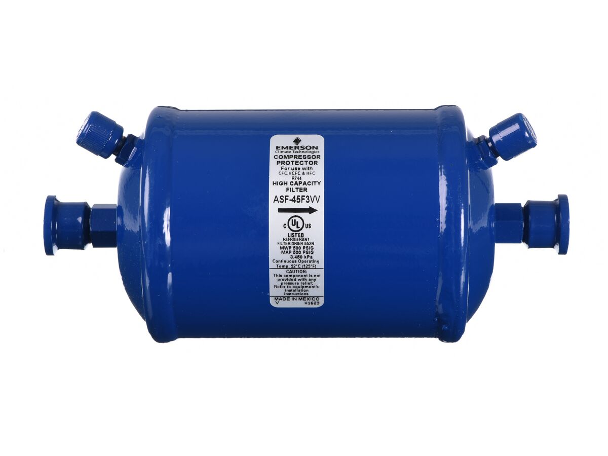 Emerson Suction Line Filter 3/8" Flare ASF45F3VV from Reece
