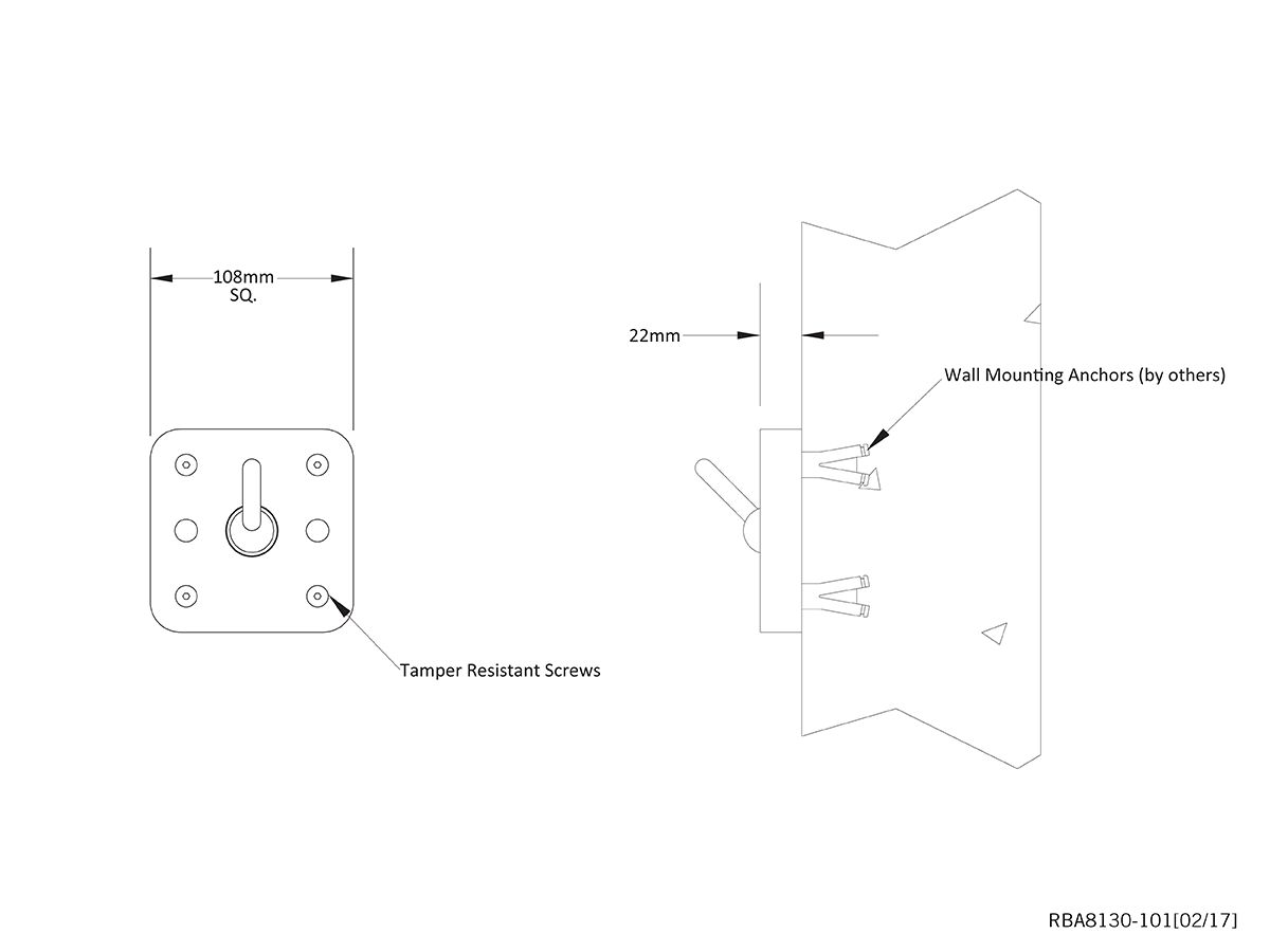 RBA Collapsible Auto Release Hook Stainless Steel