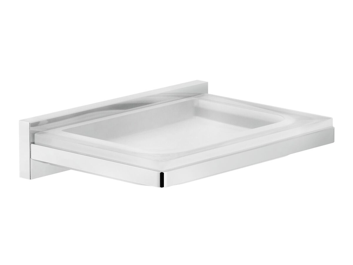 Teknobili Solido Wall Mount Soap Dish Chrome