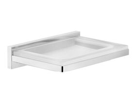 Teknobili Solido Wall Mount Soap Dish Chrome