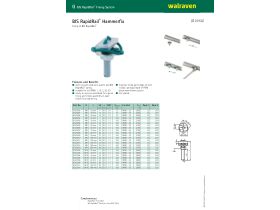 Specification Sheet - Walraven Rapidrail Hammerfix M10