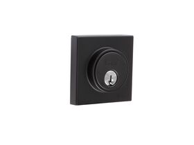 Square Dead Bolt Matte Black