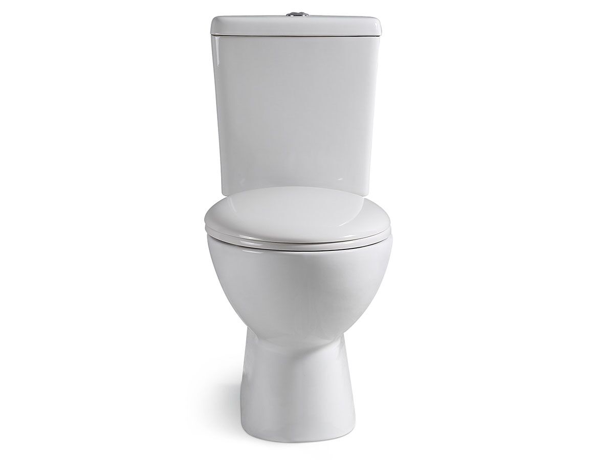 Posh Solus Square Close Coupled Toilet Suite P Trap with Soft Close