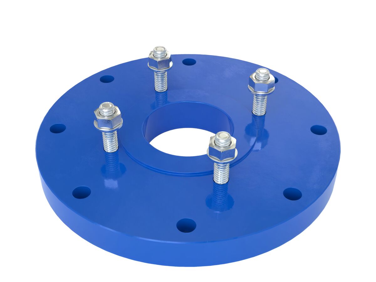 Dimax Mild Steel Offtake Flange PN16 B7 200mm x 100mm