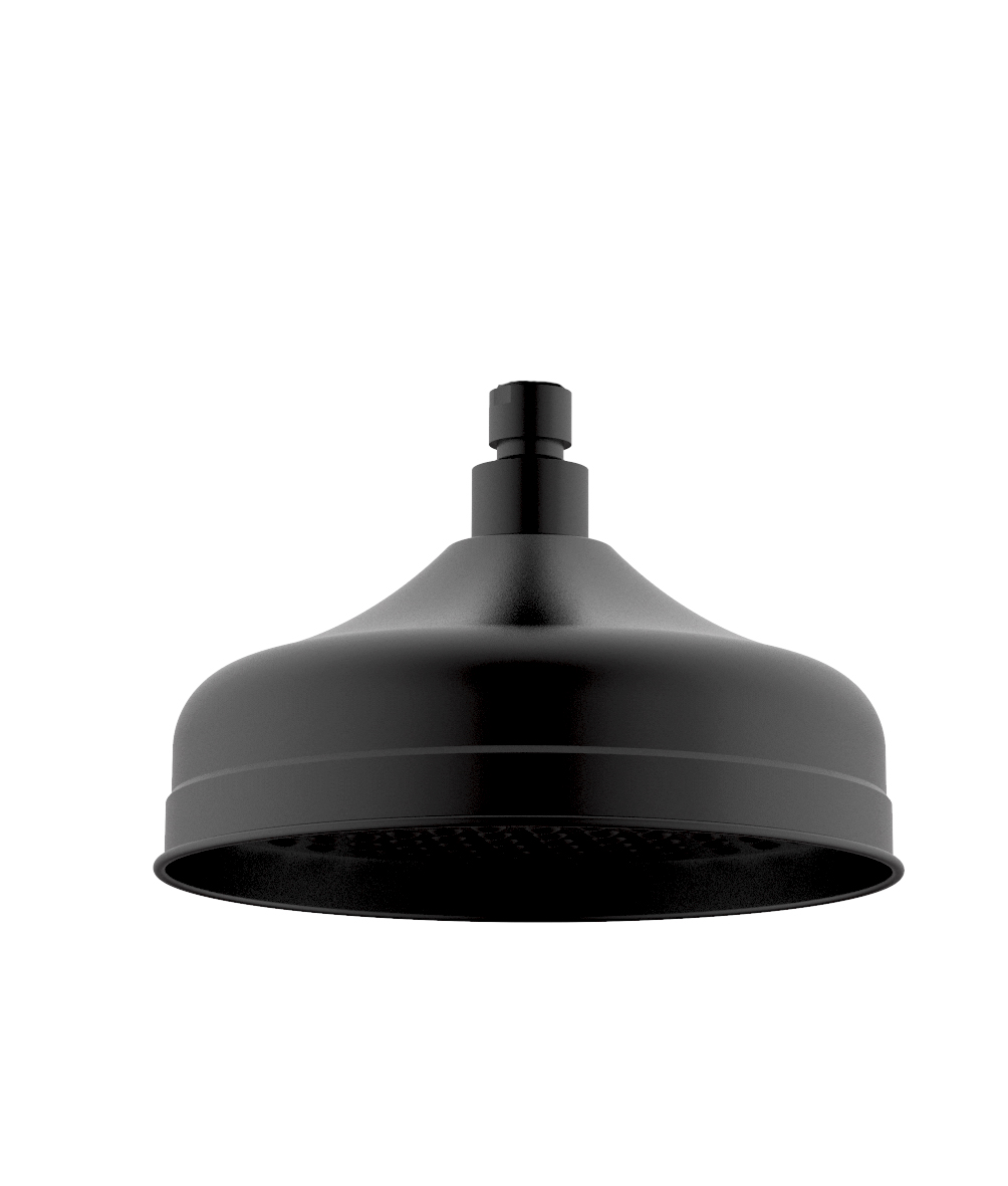 Milli Monument Edit Shower Rose Only 200mm Matte Black (3 Star) from Reece