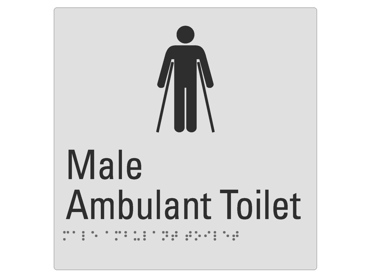 Budget Male Ambulant Tactile Sign