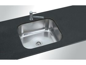 AFA Flow Single Bowl Undermount Sink No Taphole 540mm Stainless Steel