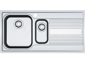 Franke Rapid RPX651 1 1/3 Bowl Inset Sink Left Hand Bowl Stainless Steel