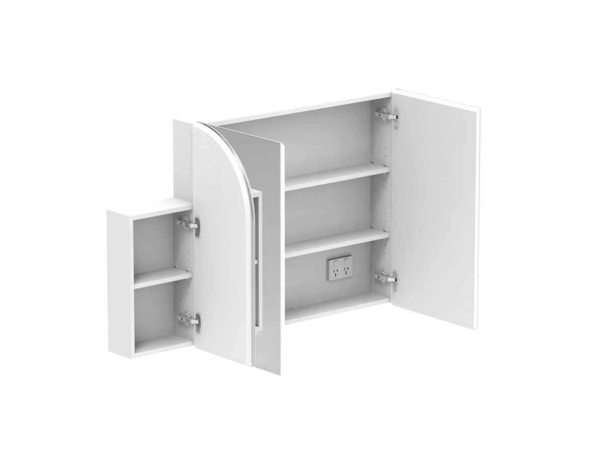 Kado Neue Arch 4 Door Mirror 1500mm from Reece