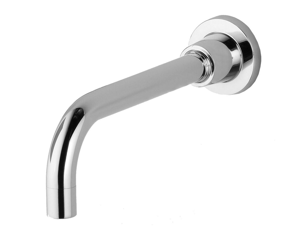 Phoenix Gen X Basin Wall Outlet- Curved 200mm Chrome (5 Star)