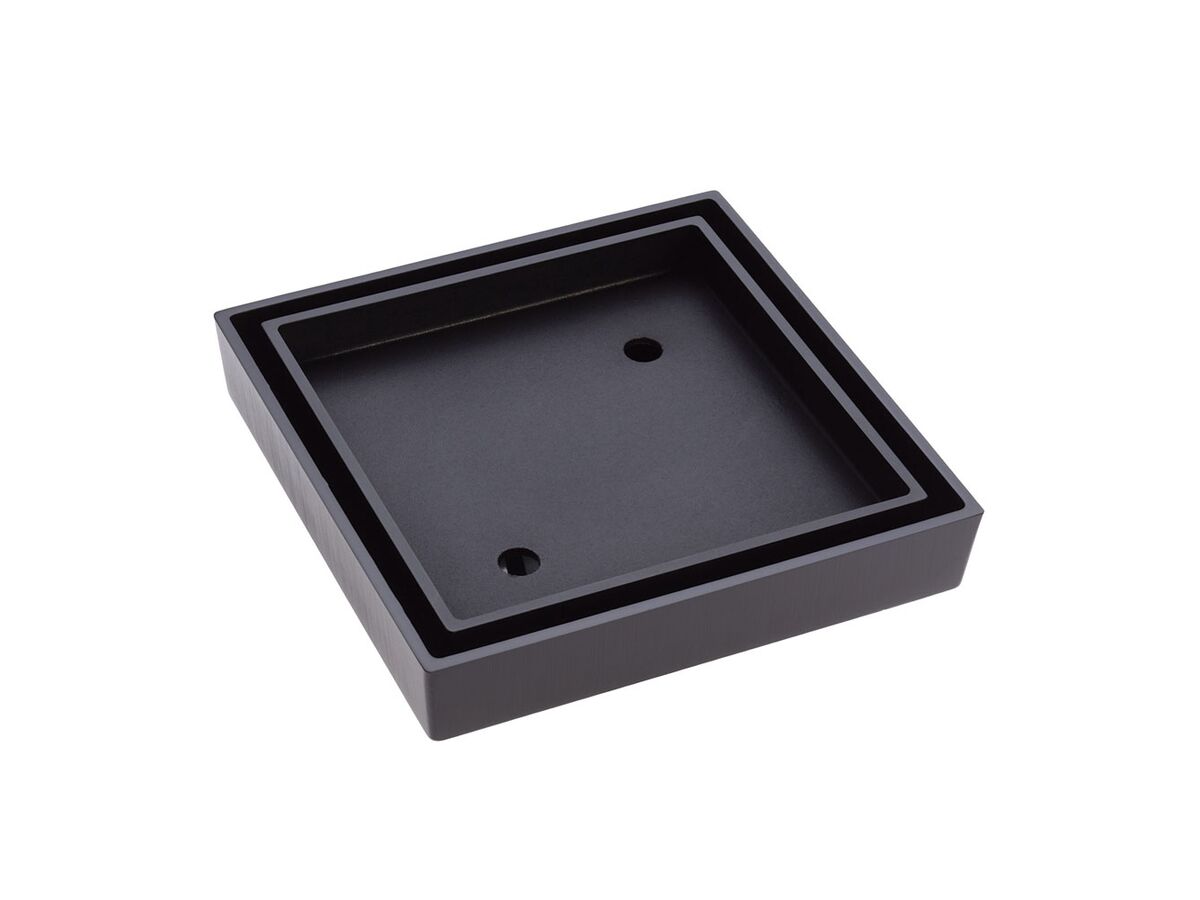 Tile Insert Floor Waste Outlet 80mm Matte Black