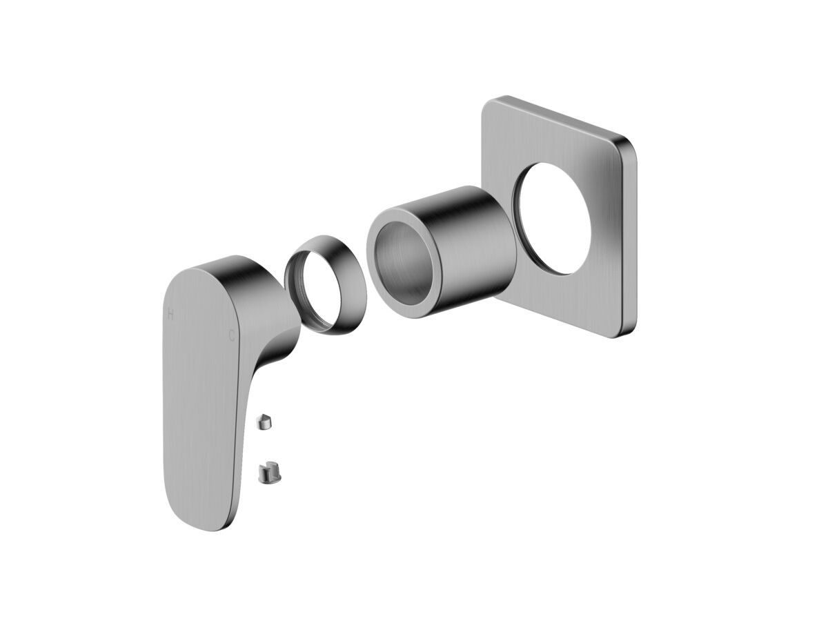 Hero - Mizu Silk Shower Mixer Tap Trimset Brushed Gunmetal Lead Free