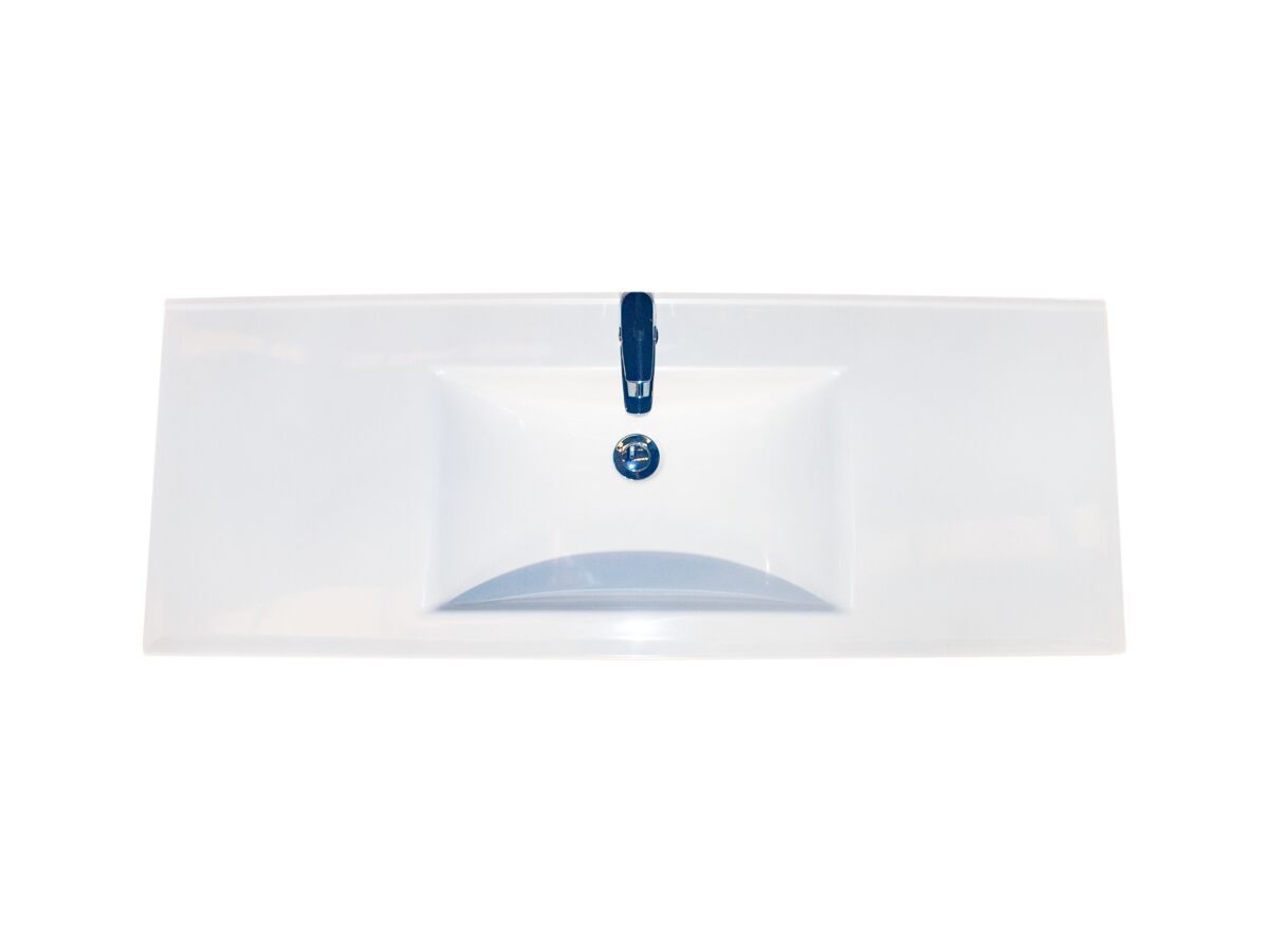 Posh Bristol T-Series 1200mm Vanity Unit Centre Bowl White