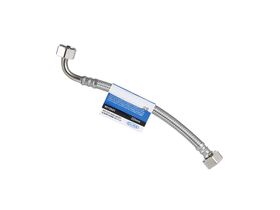 Dura Pex Flex Hose Water with Elbow 225mm Stainless Steel Low-Temp Lead Free