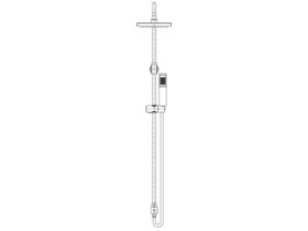 American Standard Cygnet Twin Shower Square 1 Funtion Chrome (3 Star)