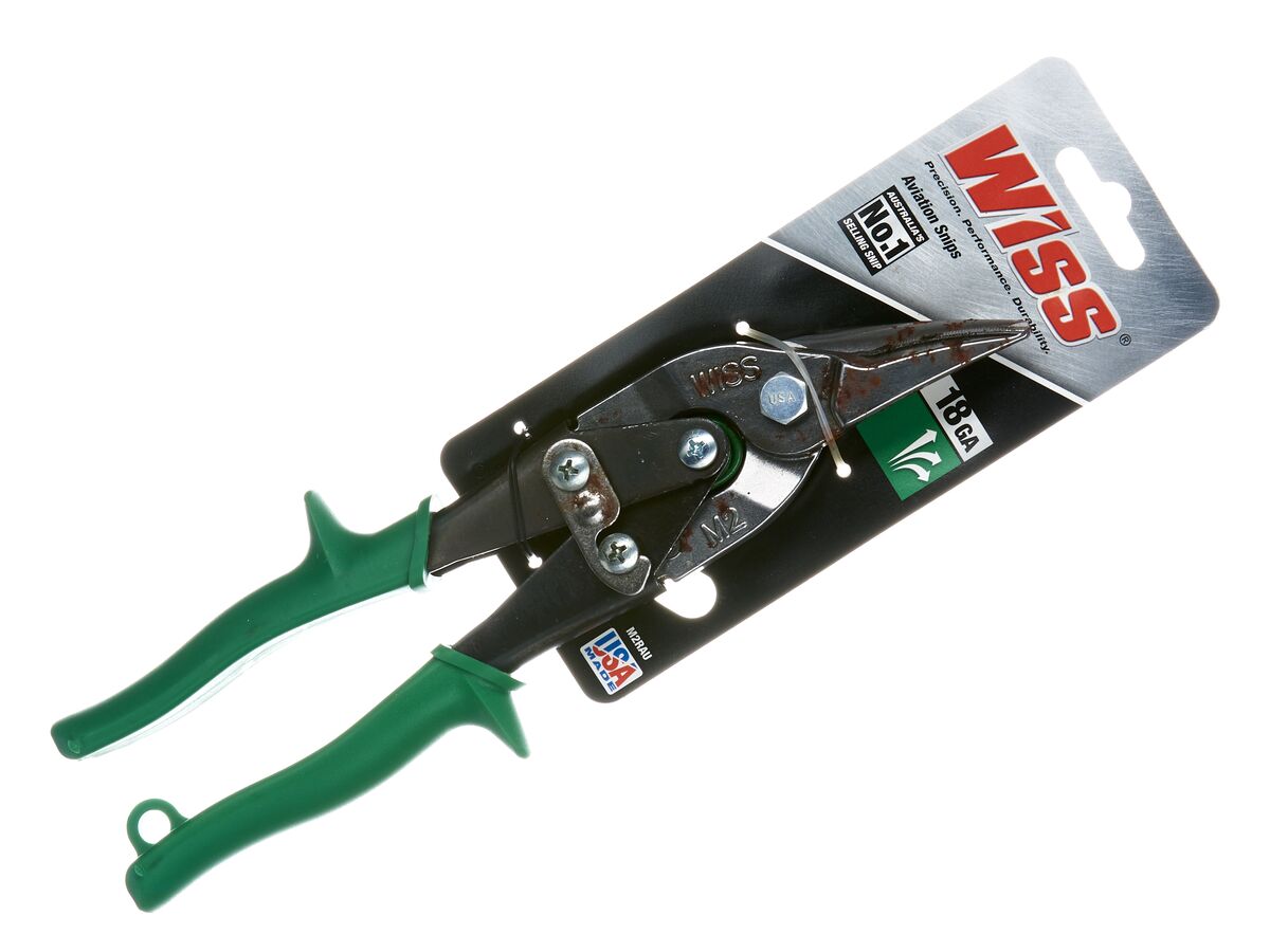 Tin Snip Wiss M2R Green (Cuts Right) from Reece