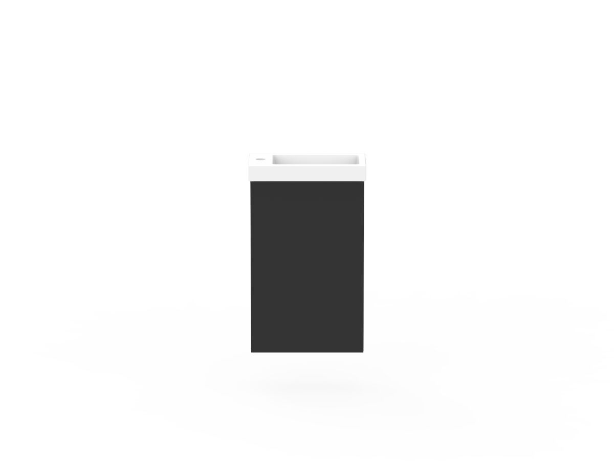 Posh Domaine Plus 400mm Mini Wall Hung Vanity Unit Ceramic from Reece